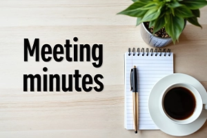 when should hoa meeting minutes be distributed