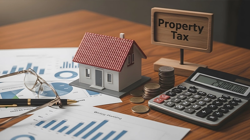 do hoa fees include property taxes