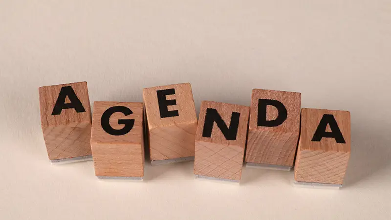 hoa meeting agenda